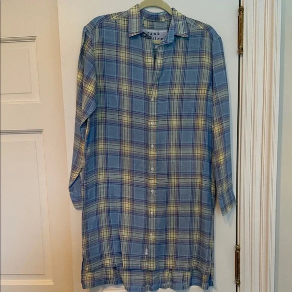 Frank & Eileen | Dresses | Frank Eileen Blue And Yellow Plaid Dress |  Poshmark